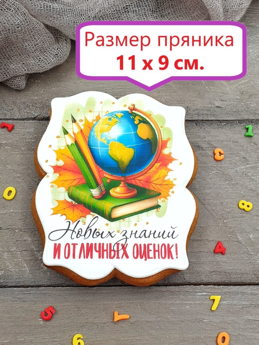 Пряник на 1 сентября в подарочной коробочке 5 — изображение 2